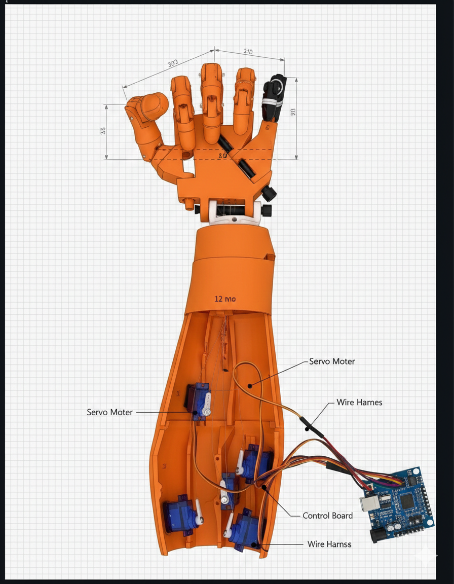 AI Vision-Controlled Robotic Hand